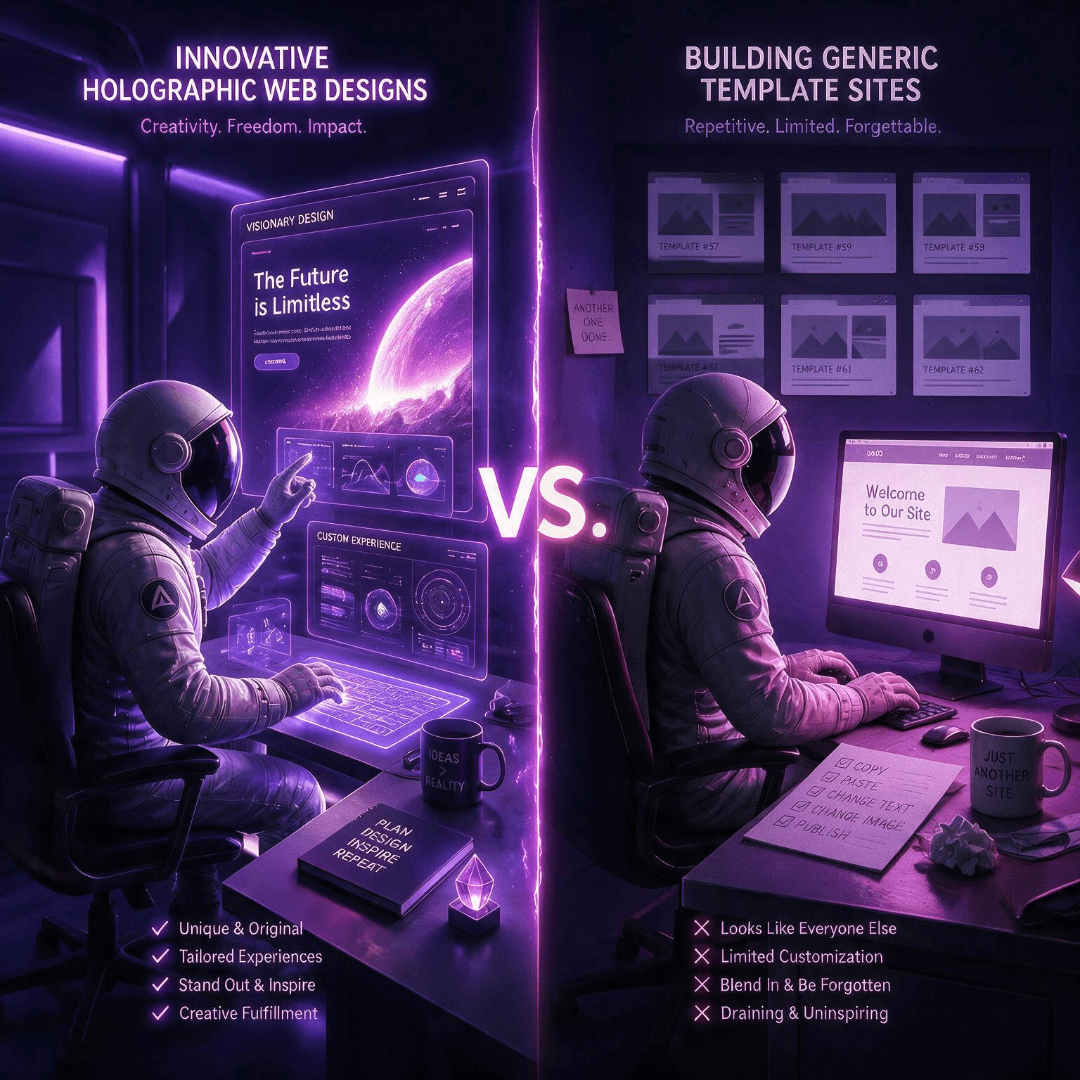 Custom Website Development vs. Templates