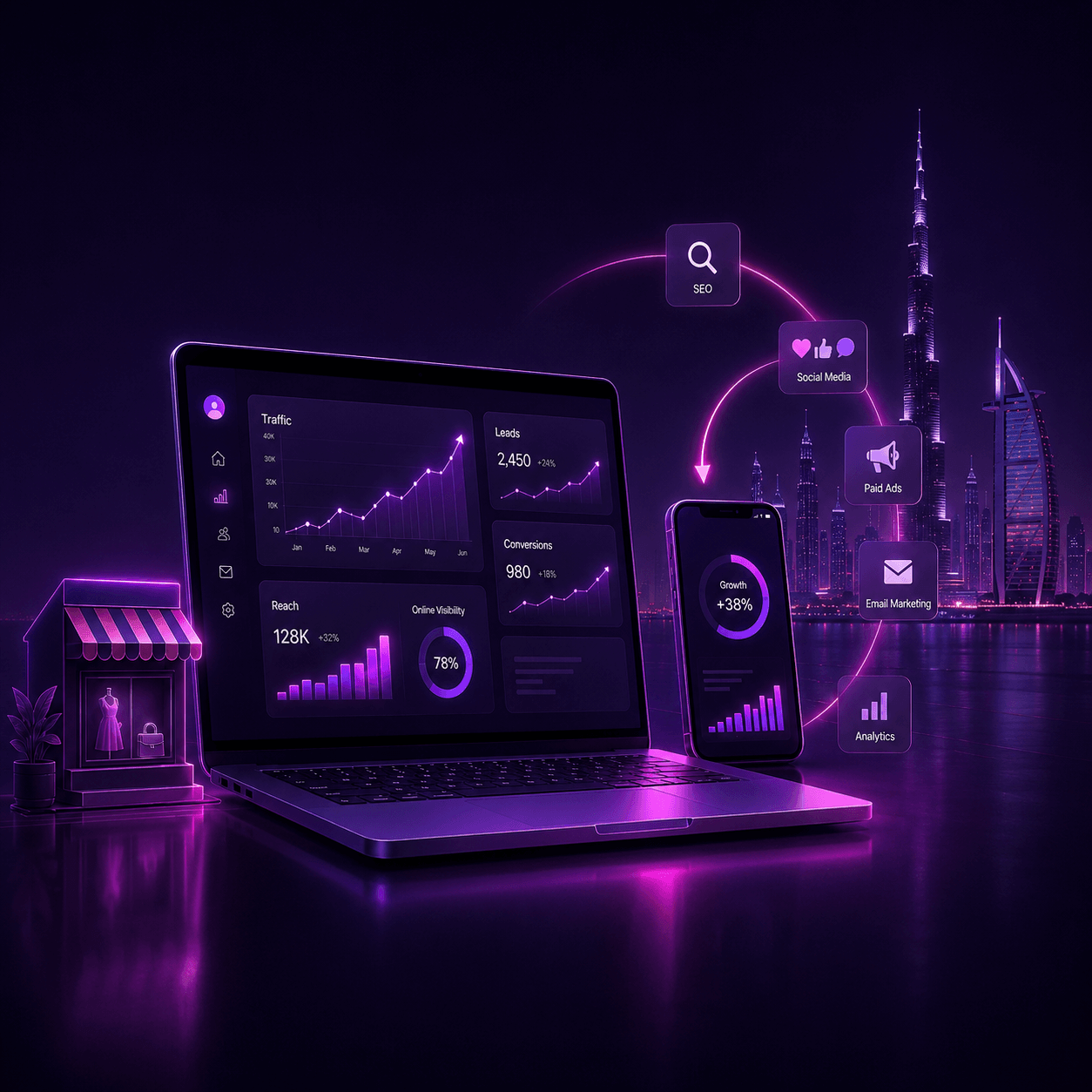 How does Digital Marketing help Small Businesses in UAE